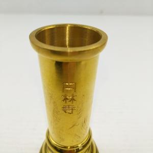 【アウトレット品】 花立 3寸 真鍮 仏壇用仏...の詳細画像1