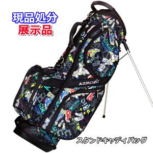 ◎ 現品処分 展示品 ゴルフ スタンドキャディバッグ スニーカー 靴 ブラック ストリート アウトレット lout-stcb180｜outletgolf