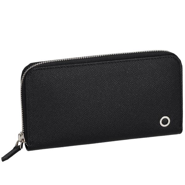 BVLGARI ブルガリ 長財布 財布 メンズ レディース アウトレット ブラック レザー ファスナ...