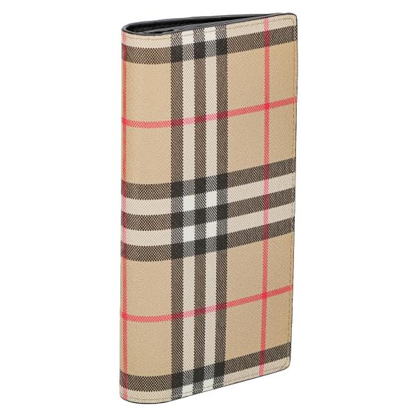 BURBERRY バーバリー 長財布 財布 メンズ レディースアウトレット ブラウン ロンドンチェッ...