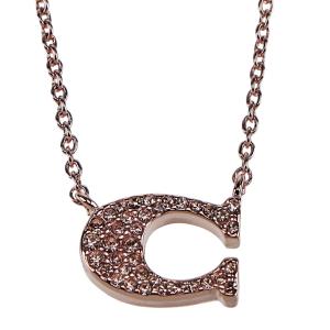 COACH（コーチ） ネックレス ハロー ラウンド ペンダント ネックレス