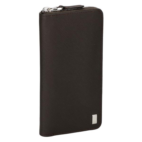 dunhill ダンヒル 長財布 財布 メンズ アウトレット ブラウン ファスナー式 送料無料 23...