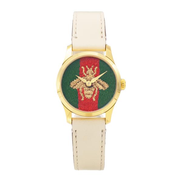 GUCCI グッチ 腕時計 時計 27mm レディース アウトレット レッド グリーン ホワイト ク...