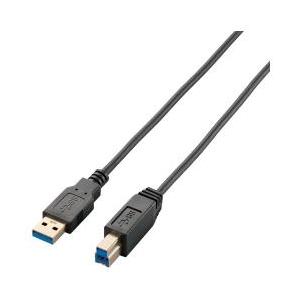 【新品/取寄品/代引不可】極細USB3.0ケーブル(A-B)/2.0m/ブラック USB3-ABX2...