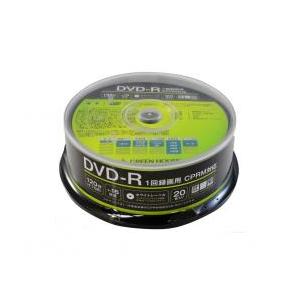 【新品/取寄品/代引不可】DVD-R CPRM 録画用 1-16倍速 20枚スピンドル GH-DVD...