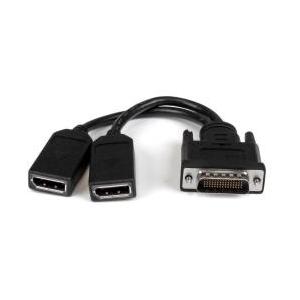 【新品/取寄品/代引不可】20cm DMS 59 デュアルDisplayPort分岐ケーブル 1x ...
