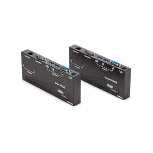 【新品/取寄品/代引不可】Cat5/Cat6使用VGA対応KVMエクステンダー(延長器) 1024x...