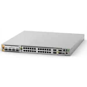 【新品/取寄品/代引不可】AT-x950-28XTQm-N5アカデミック[100/1000/2.5G/5G/10GBASE-Tx24、QSFP+/QS