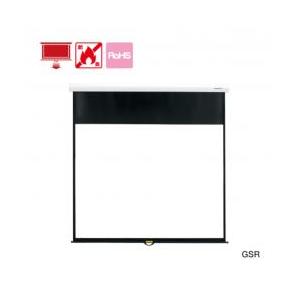 【新品/取寄品/代引不可】手動スクリーン 幕面ホワイトマット仕様 80インチWXGAサイズ GSR-...