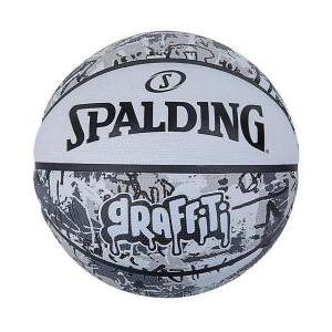 【新品/取寄品】バスケットボール グラフィティ ホワイト 7号球 84-375Z
