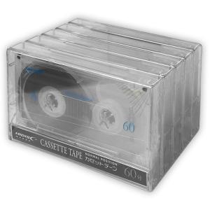 オーディオカセットテープ 60分5巻 簡易パッケージ HDAT60N5P