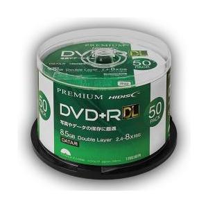 【新品/取寄品】データ用 DVD+R DL 片面2層 8.5GB 8倍速対応 インクジェットプリンタ...