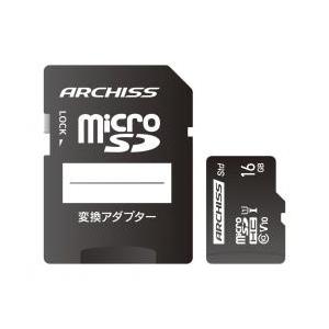 【新品/取寄品/代引不可】microSDHC 16GB UHS-1 Class10 SD変換アダプタ...