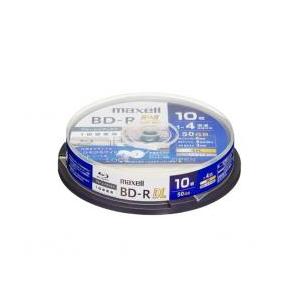 【新品/取寄品/代引不可】録画用 BD-R 50GB 4倍速対応 プリンタブル ホワイト 10枚入 ...