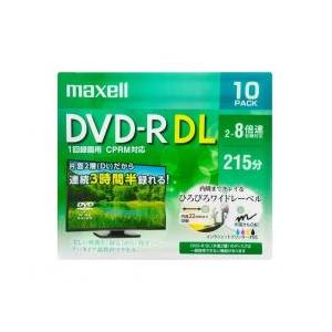 【新品/取寄品/代引不可】録画用 DVD-R 215分 8倍速対応 プリンタブル ホワイト 10枚入...