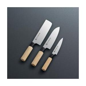 【新品/取寄品/代引不可】【特選商品5】和包丁3点セット（黒口輪）　80M　