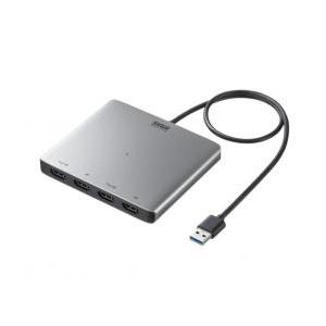 【新品/取寄品/代引不可】USB-HDMIディスプレイアダプタ（4画面出力）USB-CVU3HD7