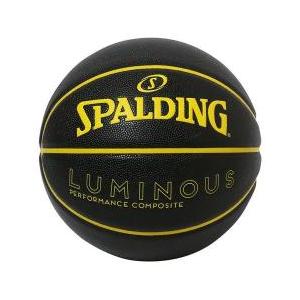 バスケットボール ルミナス コンポジット ブラック×イエロー 6号球 77-893J SPALDIN...