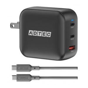 【新品/取寄品/代引不可】Power Delivery対応 GaN AC充電器/100W/USB T...