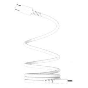 【新品/取寄品/代引不可】USB充電&amp;同期ケーブル マグネット内蔵 C-C 1m WH AJ-671