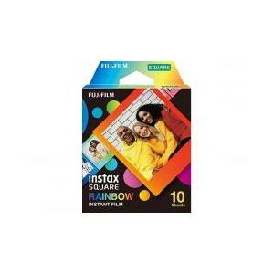 インスタントカラーフィルム INSTAX SQUARE RAINBOW WW1 レインボー チェキスクエア用フィルム 10枚入り FUJIFILM 富