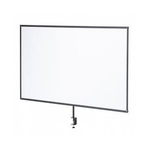 【新品/取寄品/代引不可】プロジェクタースクリーン クランプ式 80型 4K対応 16：9 スタンド...
