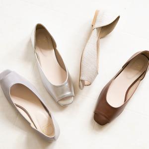パンプス 痛くない レディース フラットシューズ 3e 1cmヒール 送料無料 在庫限り