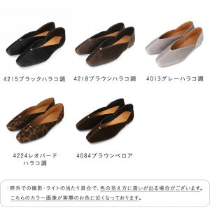 パンプス 歩きやすい レディース フラットシュ...の詳細画像3