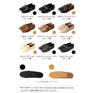 ローファー レディース パンプス シューズ ビ...の詳細画像1