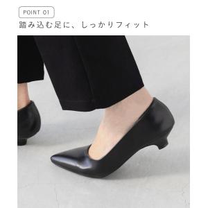 パンプス 歩きやすい 痛くない 靴 レディース...の詳細画像4