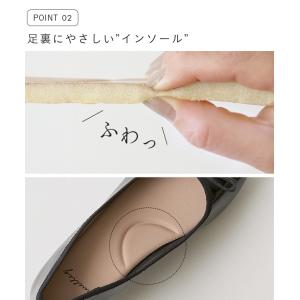 パンプス ローヒール バレエシューズ レディー...の詳細画像5