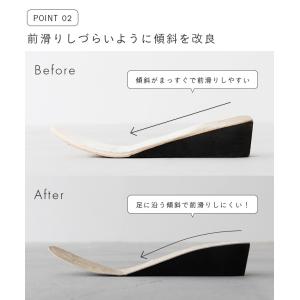 スリッポン スニーカー レディース インヒール...の詳細画像5