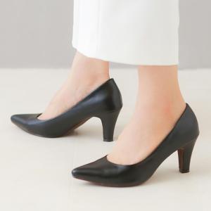 パンプス 痛くない レディース ポインテッドトゥ 甲浅 ハイヒール オフィス ビジネス 送料無料 在庫限り