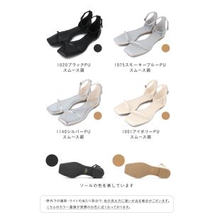 サンダル レディース 浴衣 ストラップ ぺたん...の詳細画像1