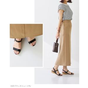 サンダル レディース 夏 歩きやすい ウェッジ...の詳細画像5