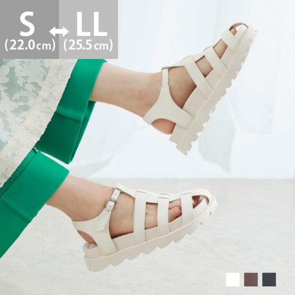 グルカサンダル 厚底 ストラップサンダル 浴衣 リカバリー シャワー 白 黒 痛くない 送料無料 3...