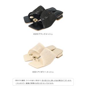 サンダル レディース ミュール トングサンダル...の詳細画像1