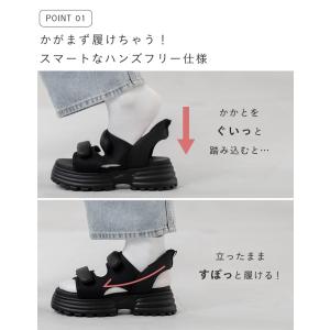 サンダル スポーツサンダル スリップイン レデ...の詳細画像4