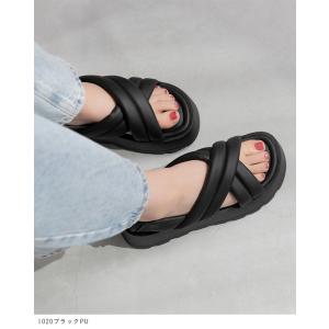 スポーツサンダル 厚底サンダル サッと履ける ...の詳細画像4