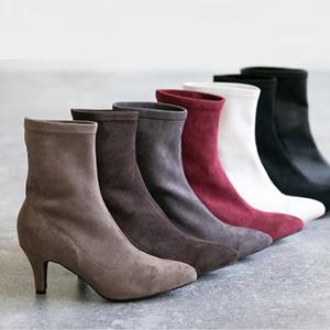 ブーツ レディース ショートブーツ ストレッチブーツ