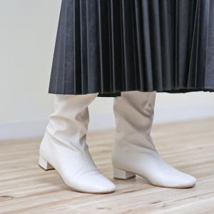 ロングブーツ ブーツ レディース ロングブーツ スクエアトゥ