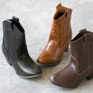ブーツ レディース ミドルブーツ ウエスタンブーツ