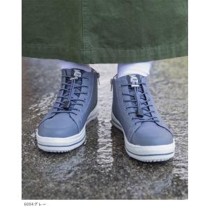 モズ moz スニーカー レディース ハイカッ...の詳細画像3