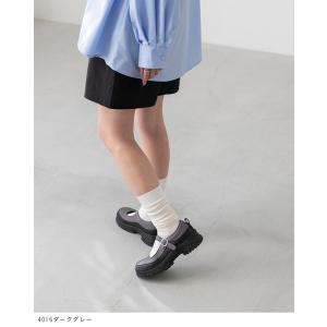 スニーカー フラットシューズ レディース 厚底...の詳細画像3