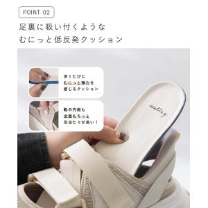スポーツサンダル スニーカーサンダル ハンズフ...の詳細画像4