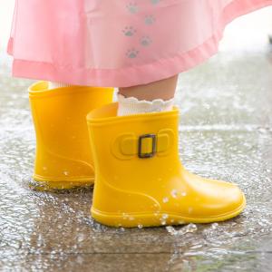 完全防水 レインブーツ キッズ 子供靴 ブーツ ベルト