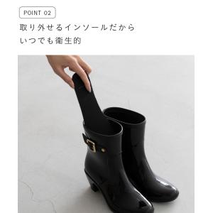 レインブーツ レインシューズ 長靴 レディース...の詳細画像5