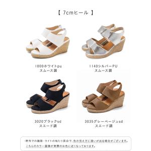 サンダル レディース 厚底 夏 歩きやすい ウ...の詳細画像2