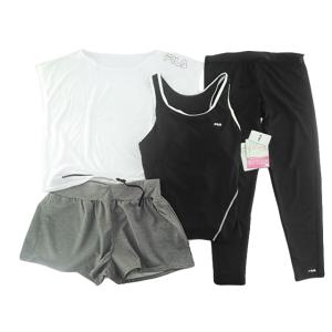 レディース水着 4点セット フィットネス FILA フィラ ヨガ