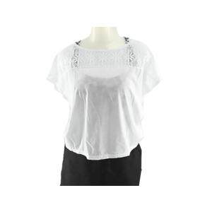 レディース水着 4点セット Tシャツ ボードショーツ付き 体型カバー 大きいサイズ 3L ホワイト